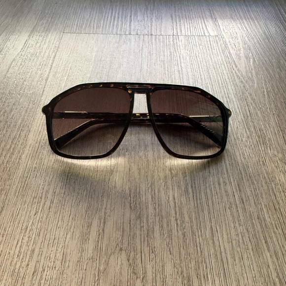 quay australia studio sesh tortoise brown oversized navigator shield sunglasses